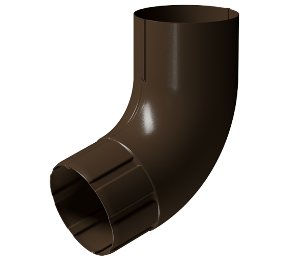 Колено 72° D90 Döcke STAL PREMIUM Каштан, (RAL 8017) купить в Ноябрьске