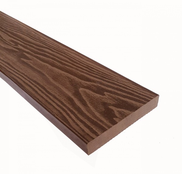 Террасная доска из ДПК Terrapol Смарт 3D Полнотелая без паза Орех Милано купить в Ноябрьске