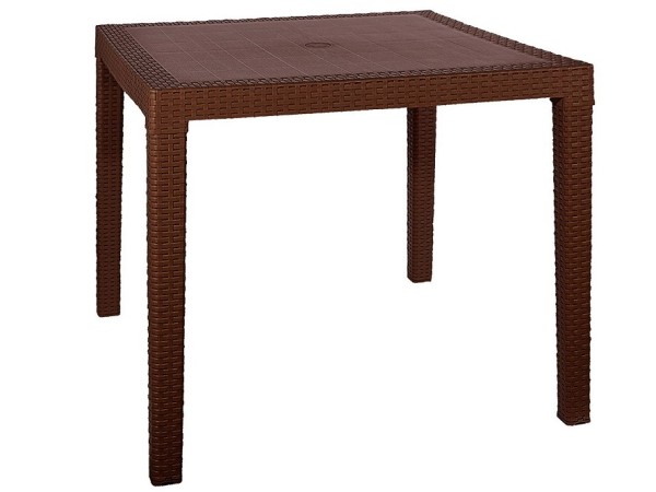 Стол квадратный FIJI Quatro Table Коричневый купить в Ноябрьске