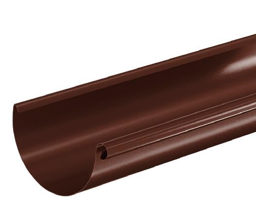 Водосток Aquasistem, система 150/100 - Водосточный желоб 3.00м RAL 8017 Коричневый купить в Ноябрьске