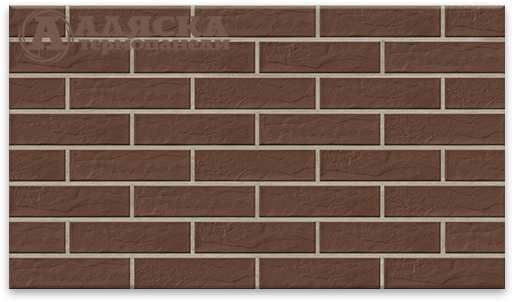 Фасадные Термопанели Аляска Braun Rustic купить в Ноябрьске