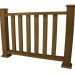 Ограждения из ДПК WOODVEX Кофе купить в Ноябрьске