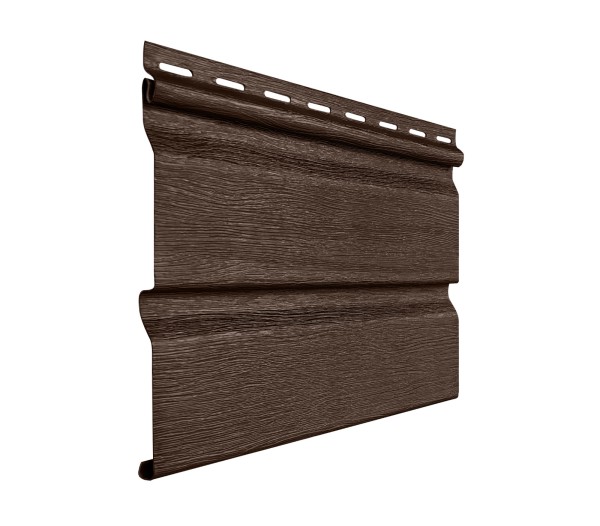 Виниловый сайдинг fineber (файнбер) - серия "стандарт", коричневый купить в Ноябрьске