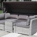 Диван-Трансформер AFINA плетеный из иск. ротанга AFM-320G Grey купить в Ноябрьске