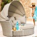 Диван-Трансформер AFINA плетеный из иск. ротанга AFM-325 Beige купить в Ноябрьске