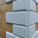 Угол Наружный к Фасадным Термопанелям Доломит Дагестанский Камень 400 мм Белый купить в Ноябрьске