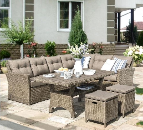 Комплект мебели AFINA плетеной из иск. ротанга AFM-307B Beige купить в Ноябрьске