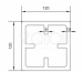 Столб SEQUOIA Evolution 3D WOOD BLACK купить в Ноябрьске