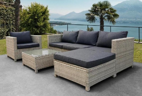 Комплект мебели AFINA плетеной из иск. ротанга YR821G Grey/Grey купить в Ноябрьске