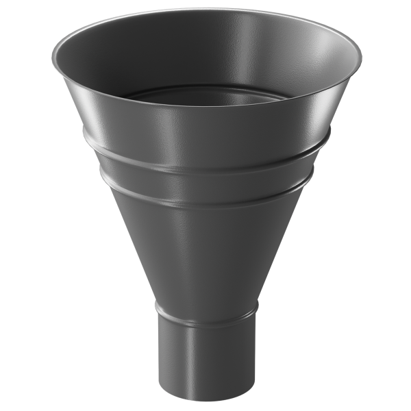 Воронка водосборная Döcke STAL PREMIUM, Графит купить в Ноябрьске