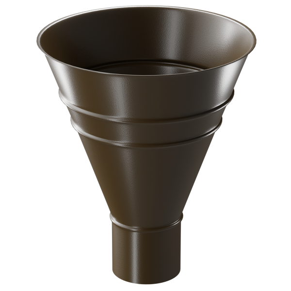 Воронка водосборная Döcke STAL PREMIUM, Каштан купить в Ноябрьске