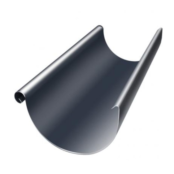 Водосток Grand Line 150x100 – Полукруглый желоб 3 метра RAL 7024 купить в Ноябрьске