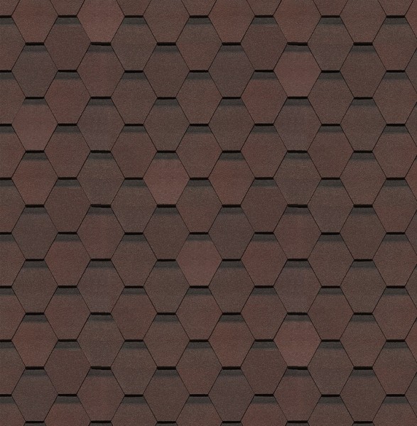 Гибкая черепица Docke, коллекция Шеффилд – Зрелый каштан купить в Ноябрьске