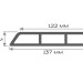 Доска Ромбус 3D ДПК Outdoor STORM GREY серая микс купить в Ноябрьске