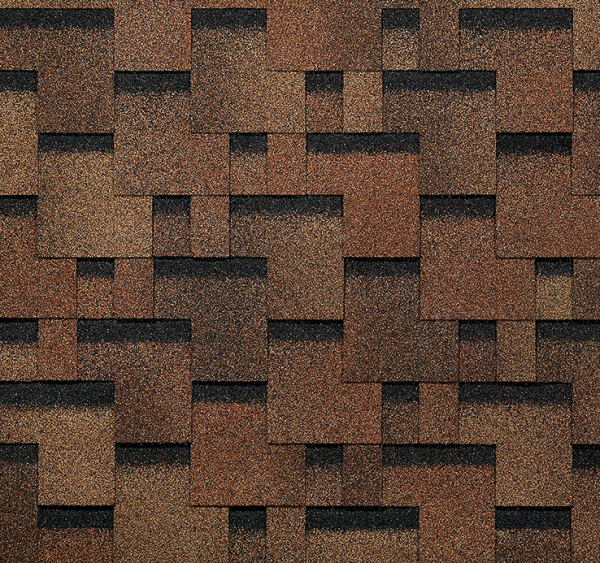 Гибкая черепица EURASIA Docke, Коллекция Лабиринт Светло-коричневый купить в Ноябрьске