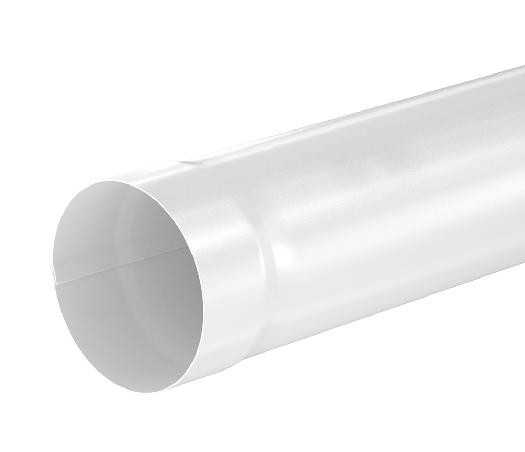 Водосток Aquasistem, система 125x90 - Труба водосточная 3.00м RAL 9003 Белый купить в Ноябрьске