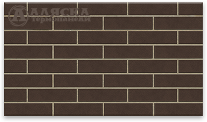 Фасадные Термопанели Аляска Amsterdam brown купить в Ноябрьске