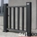 Ограждение из ДПК Outdoor Классик 3D STORM чёрный купить в Ноябрьске