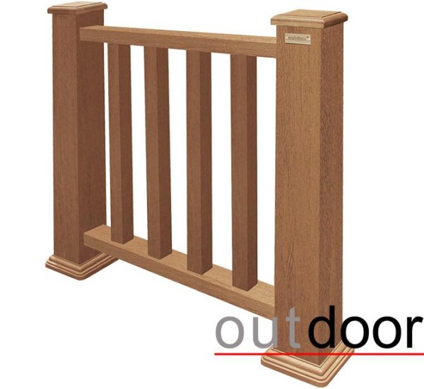 Ограждение из ДПК Outdoor Классик 3D STORM дуб купить в Ноябрьске