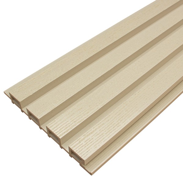 Фасадная доска из ДПК Faynag Wood Рейка Слоновая кость купить в Ноябрьске