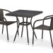Комплект плетеной мебели AFINA из иск. ротанга T282BNT/Y137C-W53 Brown 2Pcs купить в Ноябрьске