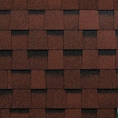 Двухслойная ламинированная черепица Shinglas, серия Фазенда – Красный купить в Ноябрьске