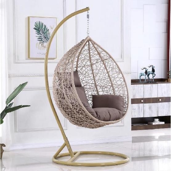 Кресло Подвесное из искусственного ротанга AFM-169A-LB Beige купить в Ноябрьске