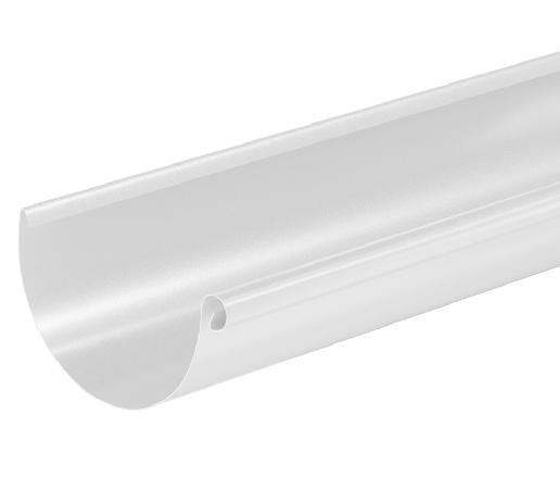 Водосток Aquasistem, система 125x90 - Водосточный желоб 3.00м RR 20 Белый купить в Ноябрьске