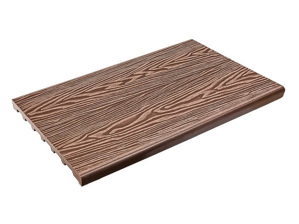 Ступень полнотелая из ДПК Deckart Step 3D Махагон купить в Ноябрьске