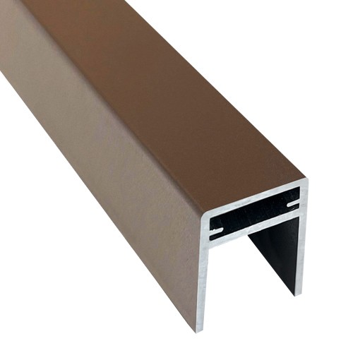 П-профиль Алюминиевый EasyDecking 35x25 Венге купить в Ноябрьске
