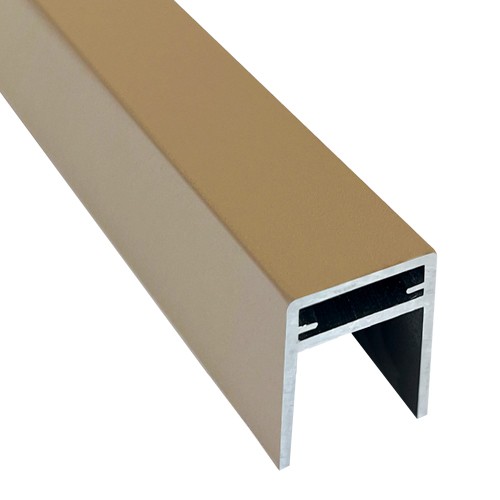 П-профиль Алюминиевый EasyDecking 35x25 Дуб купить в Ноябрьске