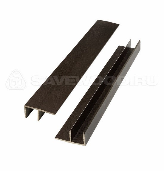 F-профиль ДПК Savewood – Тёмно-коричневый купить в Ноябрьске