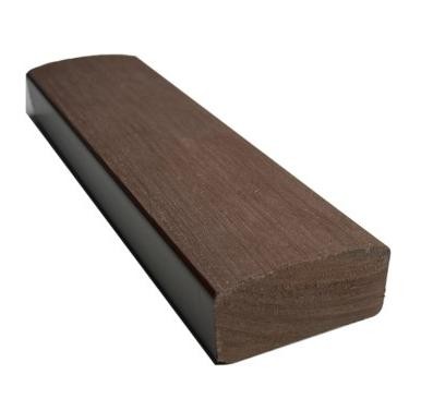 Лавочный брус Ecodecking Некст полнотелый брашированный 70х35 шоколад купить в Ноябрьске