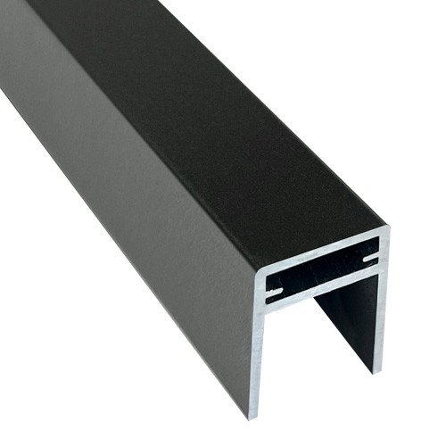 П-профиль Алюминиевый EasyDecking 35x25 Черное дерево купить в Ноябрьске