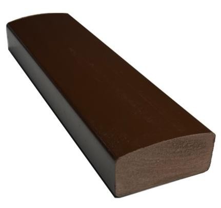Лавочный брус Ecodecking Некст полнотелый глянцевый 70х35 шоколад купить в Ноябрьске