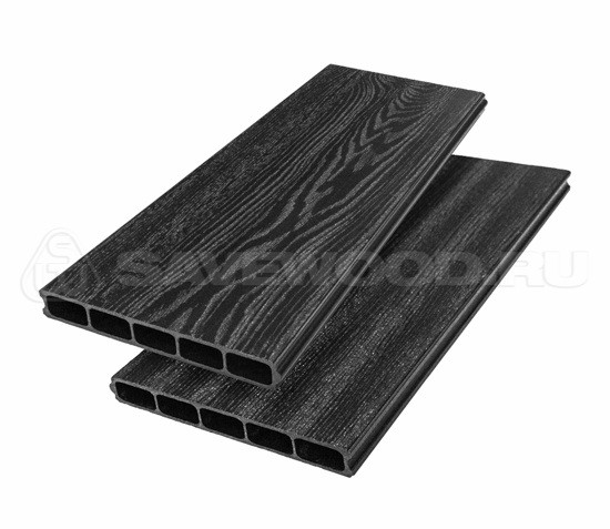 Грядочная доска ДПК 3D Savewood SW Rumex Чёрный купить в Ноябрьске