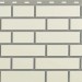 Фасадная панель Альта-Профиль, Кирпич Клинкерный, Белый купить в Ноябрьске