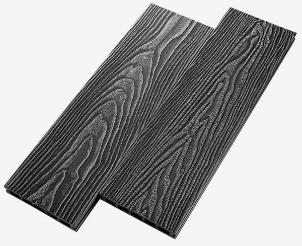 Террасная доска из ДПК RusDecking Unodeck Vintage - Графит купить в Ноябрьске