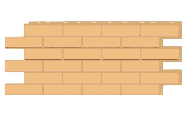 Фасадная панель T-Siding Кирпич Модерн Эко Крем купить в Ноябрьске