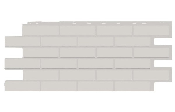 Фасадная панель T-Siding Кирпич Модерн Эко Уайт купить в Ноябрьске