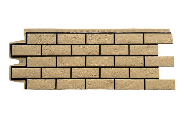 ФП Grand Line состаренный кирпич премиум Песочный (шов RAL 9005) купить в Ноябрьске