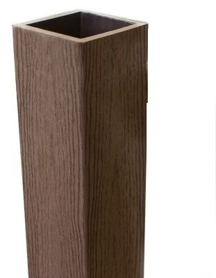 Столб опорный Woodvex Co-Extrusion Темно - Коричневый купить в Ноябрьске