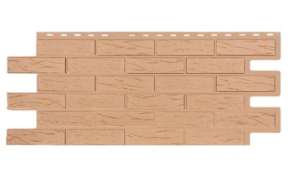 Фасадная панель T-Siding Кирпич Саман Эко Крем купить в Ноябрьске